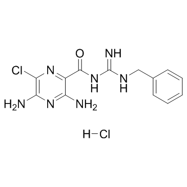 Benzamil hydrochloride(Benzylamiloride hydrochloride)图片
