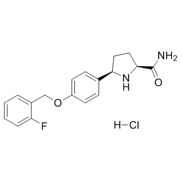 CNV1014802 hydrochloride(GSK-1014802 hydrochlorideRaxatrigine hydrochloride)图片