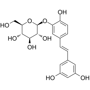 Piceatannol 3'-O-glucoside(Quzhaqigan)图片