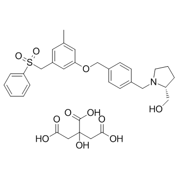 PF-543 Citrate(Sphingosine Kinase 1 Inhibitor II(Citrate))图片
