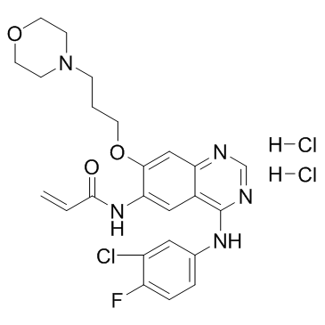 Canertinib dihydrochloride(CI-1033 dihydrochloride PD-183805 dihydrochloride)图片