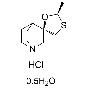 (-)-Cevimeline hydrochloride hemihydrate图片