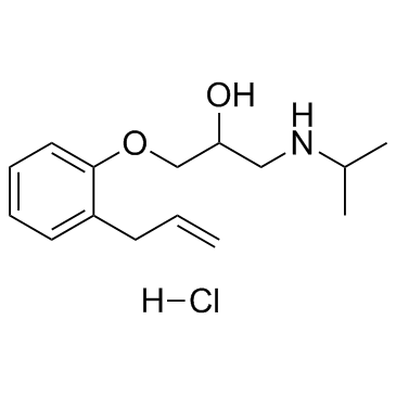 Alprenolol hydrochloride((RS)-Alprenolol hydrochloridedl-Alprenolol hydrochloride)[CAS 13707-88-5]图片