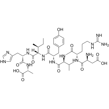 A 779(Asp-Arg-Val-Tyr-Ile-His-d-AlaDRVYIH{d-ALA})图片