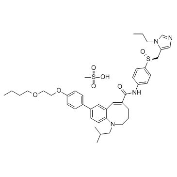 Cenicriviroc Mesylate(TAK-652 MesylateTBR-652 Mesylate)图片