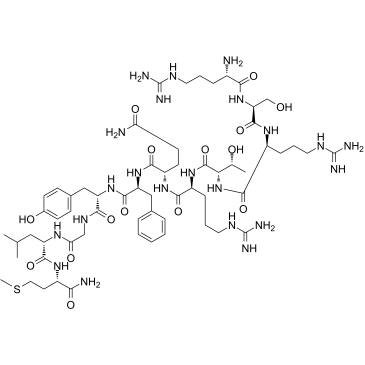 Hemokinin 1(mouse)(RSRTRQFYGLM)图片