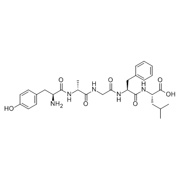 [D-Ala2]leucine-enkephalin(Tyr-D-Ala-Gly-Phe-Leu)图片