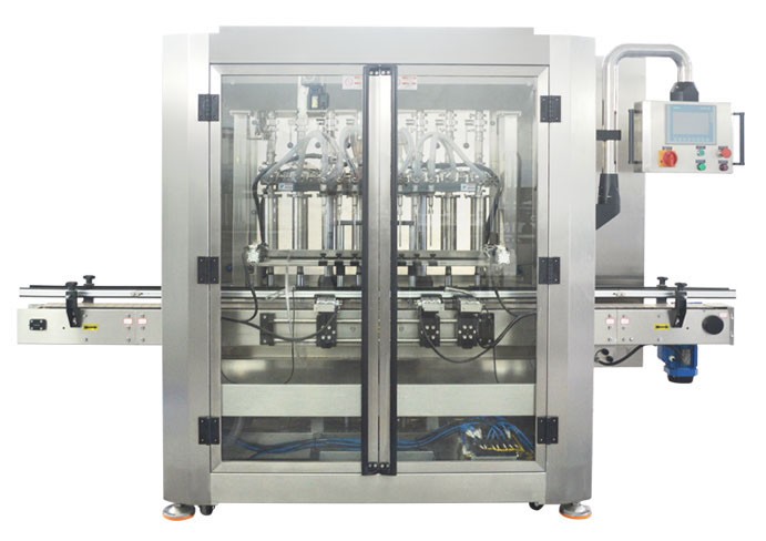 Automatic Chemical 8-head glass bottle filling machine图片