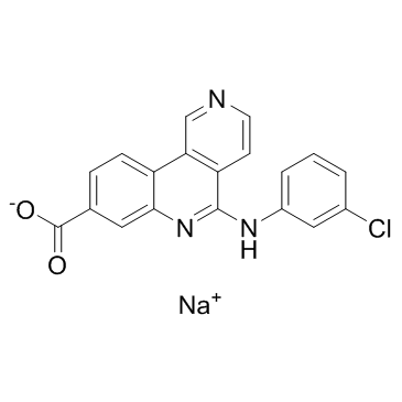 Silmitasertib sodium salt(CX-4945 sodium salt)图片