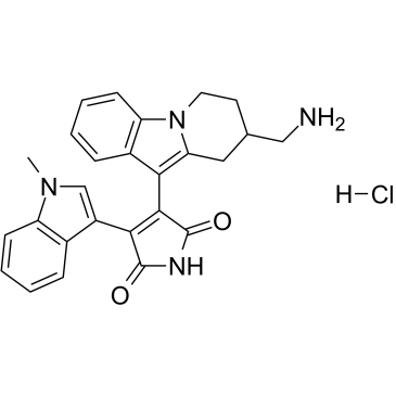 Bisindolylmaleimide X hydrochloride(BIM-X hydrochloride Ro31-8425 hydrochloride)图片