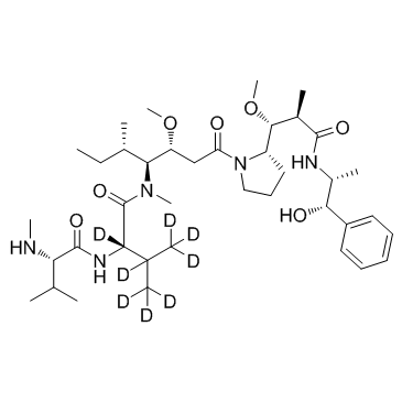 D8-MMAE(D8-Monomethyl auristatin ED8-Vedotin)图片
