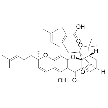 Gambogic Acid(Beta-Guttiferrin)图片