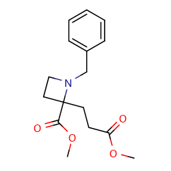 Methyl1-benzyl-2-(3-methoxy-3-oxopropyl)azetidine-2-carboxylate图片