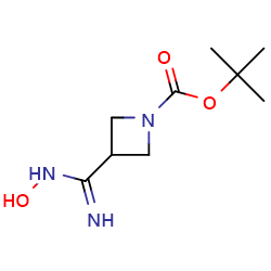 Tert-butyl3-(N-hydroxycarbamimidoyl)azetidine-1-carboxylate图片