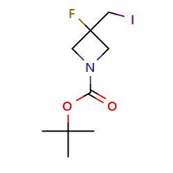 1-Boc-3-iodomethyl-3-fluoroazetidine图片