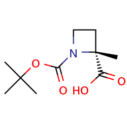 (2R)-1-[(Tert-Butoxy)carbonyl]-2-methylazetidine-2-carboxylicacid图片