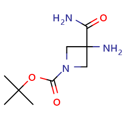 Tert-butyl3-amino-3-carbamoylazetidine-1-carboxylate图片