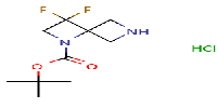 Tert-butyl3,3-difluoro-1,6-diazaspiro[3,3]heptane-1-carboxylatehydrochloride图片