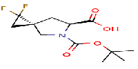 (3s,6s)-5-[(Tert-butoxy)carbonyl]-1,1-difluoro-5-azaspiro[2,4]heptane-6-carboxylicacid图片