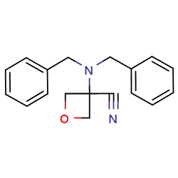 3-(dibenzylamino)oxetane-3-carbonitrile图片