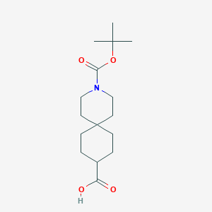 3-(Tert-butoxycarbonyl)-3-azaspiro[5,5]undecane-9-carboxylicacid图片
