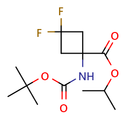 Isopropyl1-(Boc-amino)-3,3-difluoro-cyclobutanecarboxylate图片