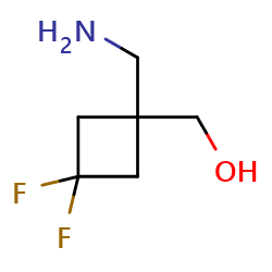 1-(Aminomethyl)-3,3-difluoro-cyclobutanemethanol图片