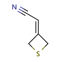 2-(Thietan-3-ylidene)acetonitrile图片