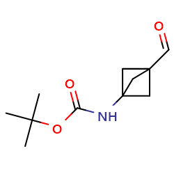 Tert-Butyl(3-formylbicyclo[1,1,1]pentan-1-yl)carbamate图片