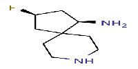 (1R,3R)-3-fluoro-8-azaspiro[4,5]decan-1-amine图片