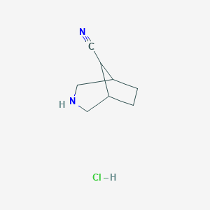 3-Azabicyclo[3,2,1]octane-8-carbonitrilehydrochloride图片