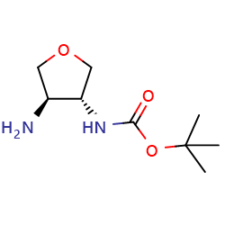 tert-butylN-[(3R,4R)-4-aminooxolan-3-yl]carbamate图片