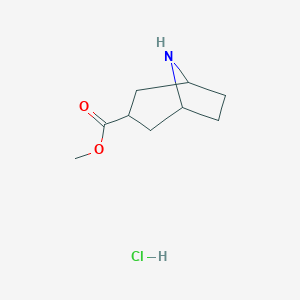 Methyl8-azabicyclo[3,2,1]octane-3-carboxylatehydrochloride图片