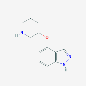 4-(Piperidin-3-yloxy)-1H-indazole图片