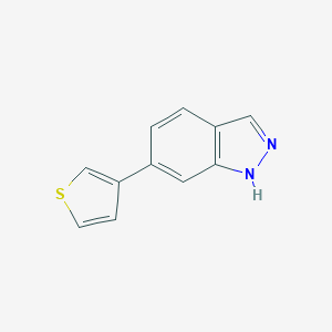 6-(Thiophen-3-yl)-1H-indazole图片