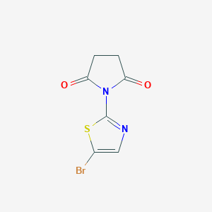 1-(5-Bromo-1,3-thiazol-2-yl)pyrrolidine-2,5-dione图片