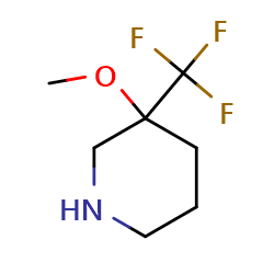 3-methoxy-3-(trifluoromethyl)piperidine图片