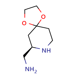 (7R)-1,4-dioxa-8-azaspiro[4,5]decan-7-ylmethanamine图片