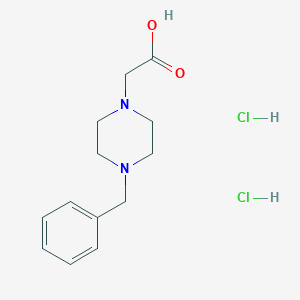 2-(4-benzylpiperazin-1-yl)aceticaciddihydrochloride图片