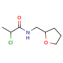 2-chloro-N-[(oxolan-2-yl)methyl]propanamide图片