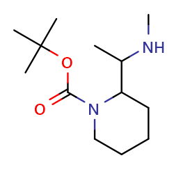 tert-butyl2-[1-(methylamino)ethyl]piperidine-1-carboxylate图片