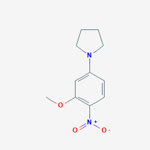 1-(3-Methoxy-4-nitrophenyl)pyrrolidine图片