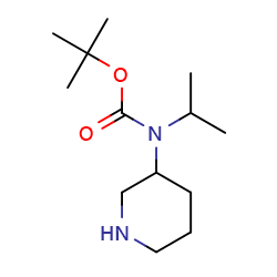 tert-butylN-(piperidin-3-yl)-N-(propan-2-yl)carbamate图片