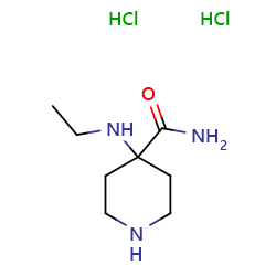 4-(ethylamino)piperidine-4-carboxamidedihydrochloride图片