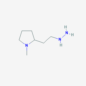 2-(2-Hydrazinylethyl)-1-methylpyrrolidine图片