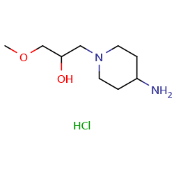 1-(4-aminopiperidin-1-yl)-3-methoxypropan-2-olhydrochloride图片