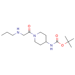 tert-butylN-{1-[2-(propylamino)acetyl]piperidin-4-yl}carbamate图片