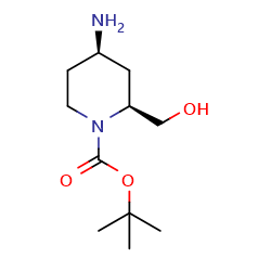 tert-butyl(2S,4R)-rel-4-amino-2-(hydroxymethyl)piperidine-1-carboxylate图片