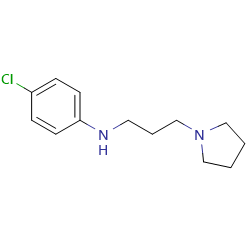 4-chloro-N-[3-(pyrrolidin-1-yl)propyl]aniline图片