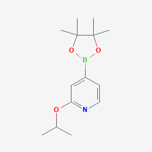 2-isopropoxy-4-(4,4,5,5-tetramethyl-1,3,2-dioxaborolan-2-yl)pyridine图片